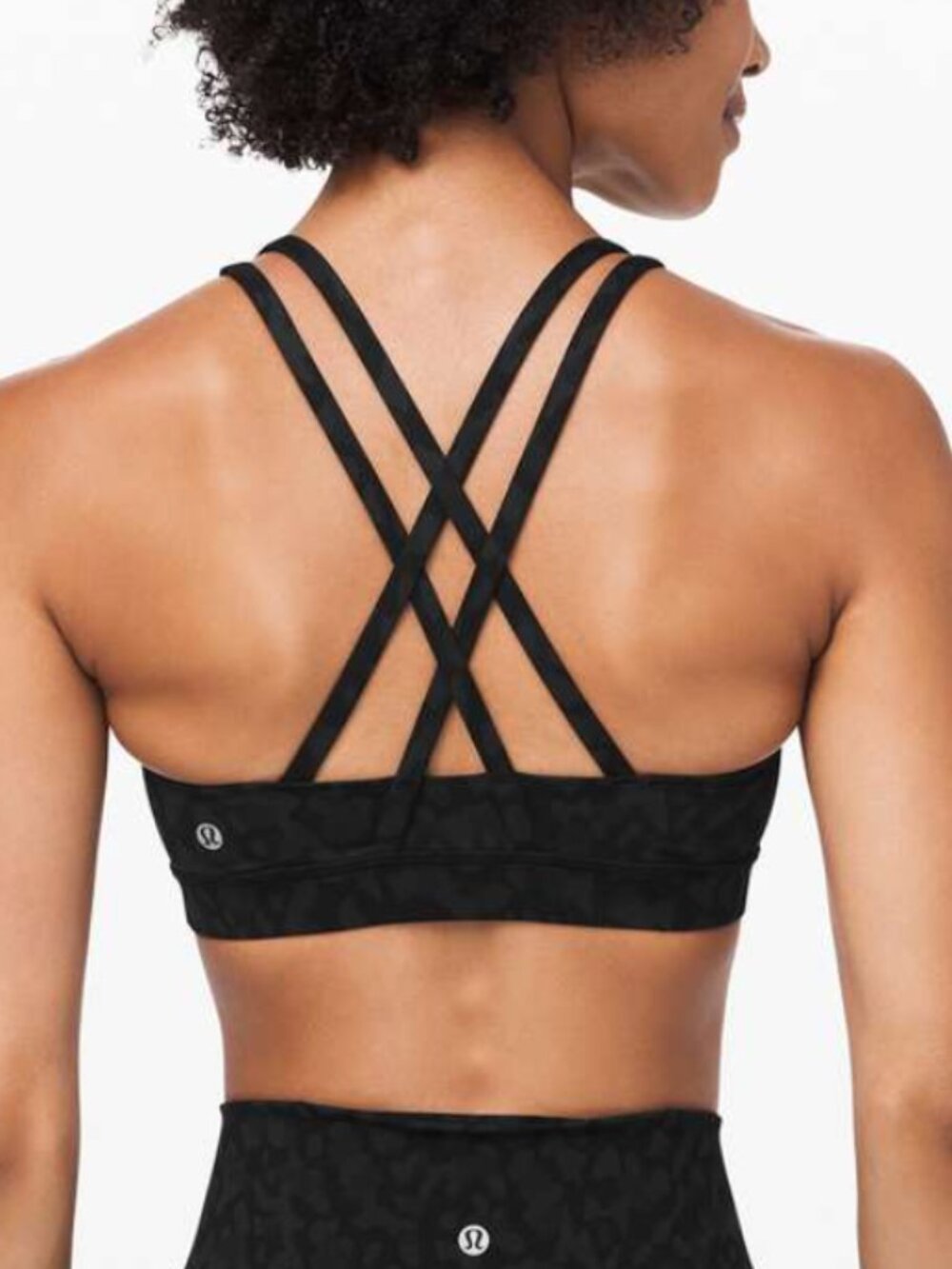 Lululemon Energy Bra Formation Camo Deep Coal Multi Full-On Luxtreme Strappy 8